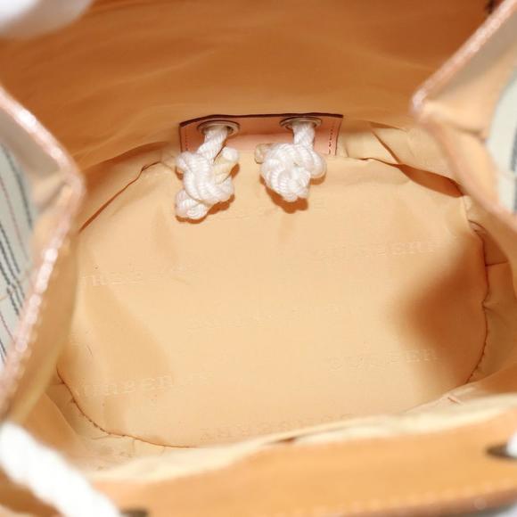 BURBERRY Shoulder Bag Canvas Leather White Auth bs23926 - Picture 11 of 16